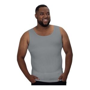 Men's Gray Gynecomastia Compression Tank